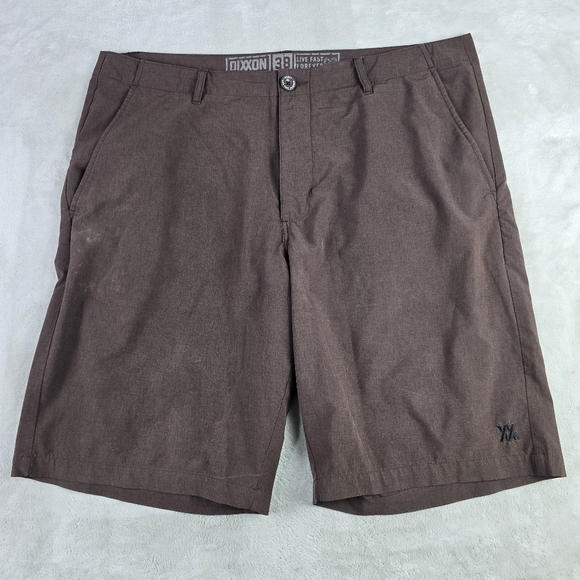 Dixxon Shorts 10" Inseam Brown Sz 38 - Picture 1 of 8